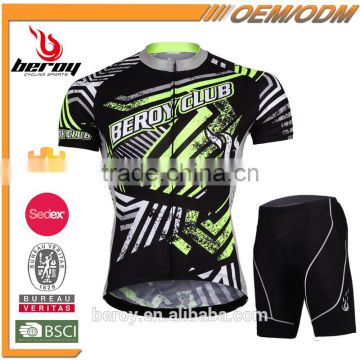 BEROY cycling team jersey design,bike racing team shirts and shorts unit