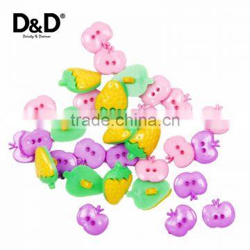 D&D Fruits Shape Plastic Sewing Button for Children Clothing photo-2