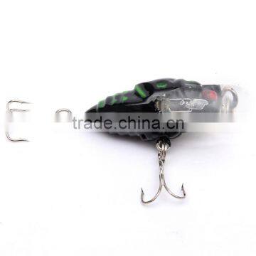 Hot SaLE Excellent Quality 4cm Plastic Fishing Lures Minnow Lure Bass Bait Tackle Hooks photo-5