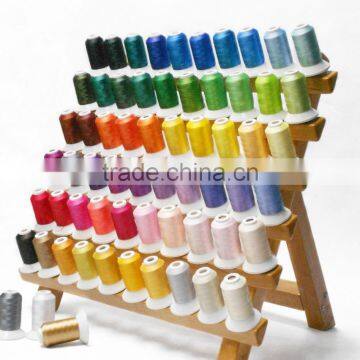 Popular Brother 63 assorted color embroidery machine thread 500m/color for any embroidery machine