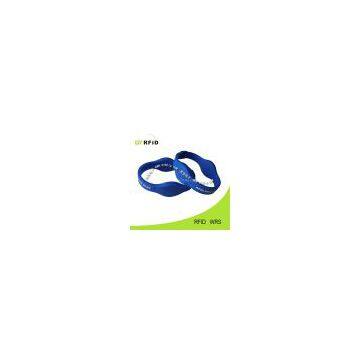 WRS07 dual frequency silicon Wristband contain 125Khz, 13.56Mhz and UHF chips(GYRFID)
