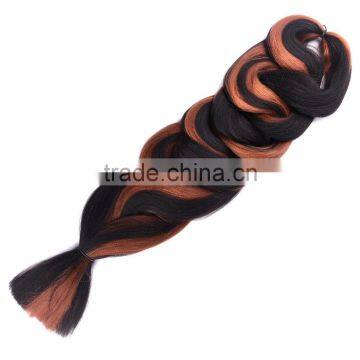 Black Rose Wholesale Two Colored Jumbo Braid 100 Cheap Synthetic Braiding Hair for Black Women photo-5