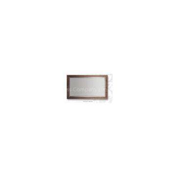 Square Decorative Glass Framed Mirrors , One-Piece Art Work Glass Partition