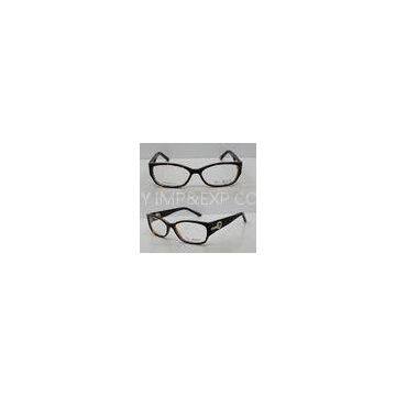 Stylish Rectangle Acetate Mens Eyeglasses Frames With Italy Design, Lightweight