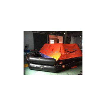 China manufacture throw-overboard inflatable life raft for 30persons