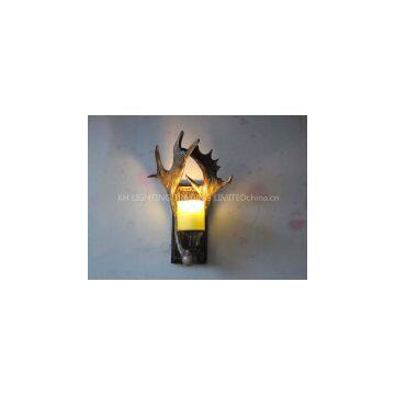 Wall Lamp Corridor Lights Fashion Ideas Retro Lamps Punching Spray Paint Resin Lamp 1 Light