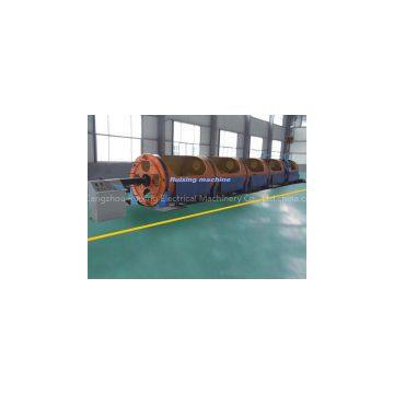 Tubular stranding machine for copper strand, aluminum strand, ACSR as well as twisting