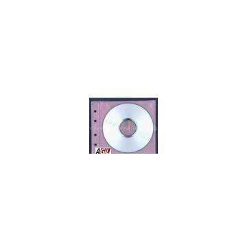 Un-woven PP sleeve (GLOSSY PP) for 2 CD, FOUR HOLES