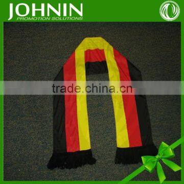 Sublimation printing promotional knitted fabric custom football fans scarf