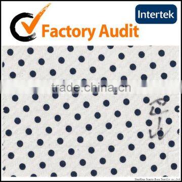 cotton middle black dot fabric