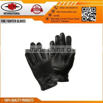 Leather Cold Weather Police Firefighter Gloves