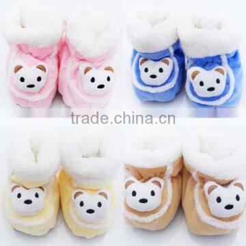 lovely bear soft sole baby shoes