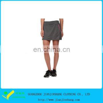 Dri Fit Mesh Fiber Light Cool Pass Light Grey Color Tennis Skorts