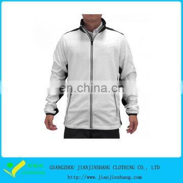 Super Quality Polyester Plain White Climbing Mountain Sports Jackets Man