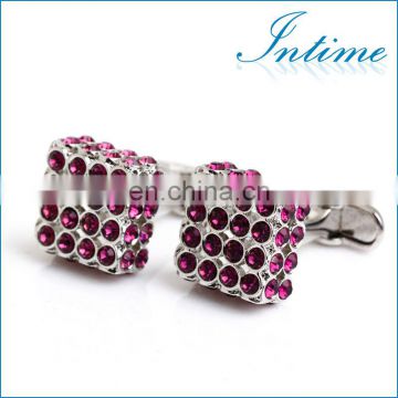 New Elegant Luxury Diamond Cufflinks Wholesale photo-2
