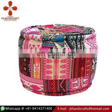 Luxury Home Decorative Bohemian Patchwork Ottoman