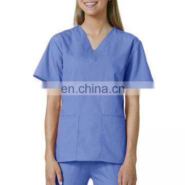 100% scrub suit nurse hospital uniform designs