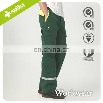 Green High-quality Reflective Work Trouser industry Workwear Pants