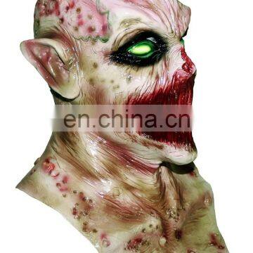 Latex High Quality horrible halloween Eco-friendly Rubber zombie mask