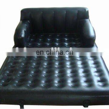 Inflatable air bed with classic style