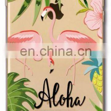Soft Gel Clear Phone Case Printed Flamingo Phone Case Cover photo-5
