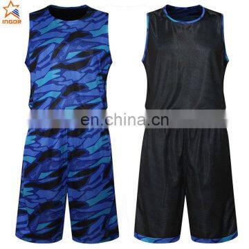 Girls dry fit racer back singlet style basketball jersey