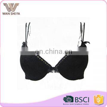 Hot selling wholesale uniqu lace back design breathable ladies underwear bra