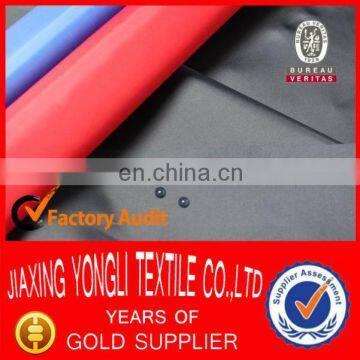 190T waterproof PU coated taffeta fabric