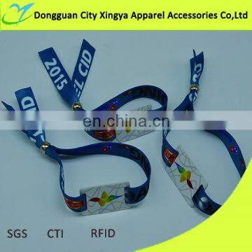 good rfid event bracelet fabric woven wristband