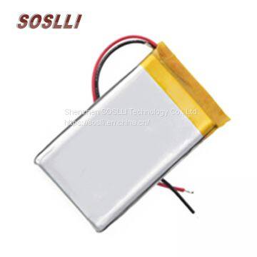 Ultrathin Rechargeable 3.7v 80mAh 351525 Lipo Battery for Wearable Device With High Power
