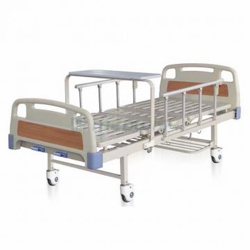 AG-BYS107 Factory direct sale manual two cranks hospital bed for sale