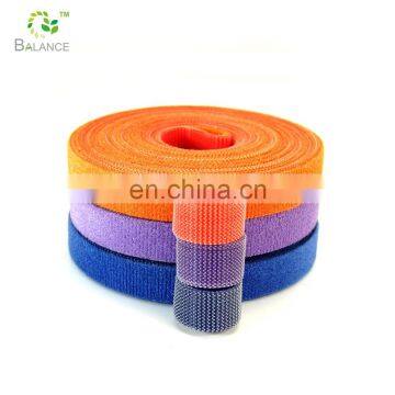 Molding hook roll wire strap back to back hook and loop cable tie