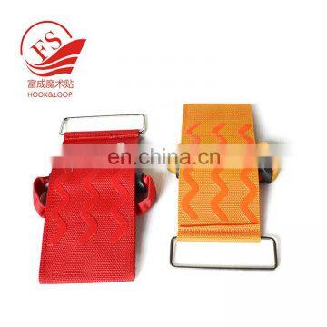 Anti-slip hook and loop strap for yoga mat strap and flip flops back strap