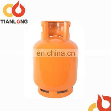 9kg empty hydraulic lpg cylinder with brass valve from China