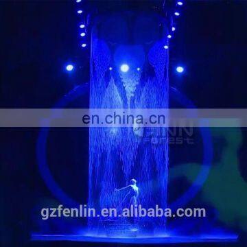 11 years factory make high quality digital water curtain indoor