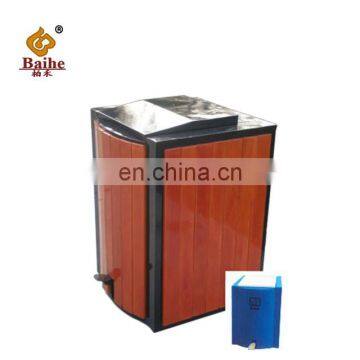 New design wooden outdoor waste bin for sale