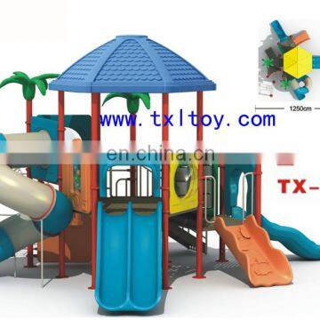Kids Outdoor Playground Plastic Slide Funny Playground Slide Combination photo-2