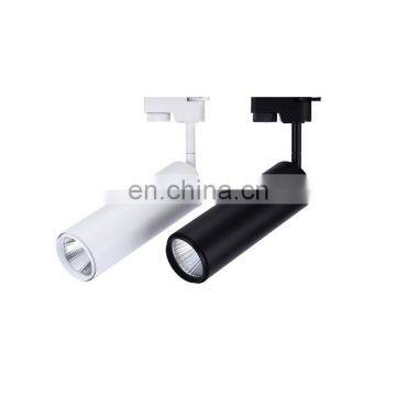 factory price exhibition hall led track light 12w led track rail spot light for shop store