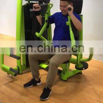 gym equipment seated chest press