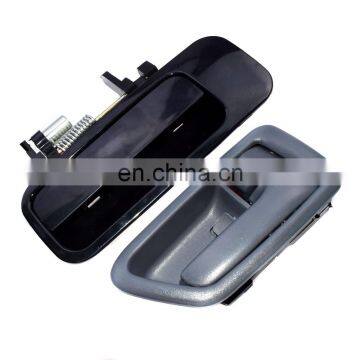 Black Rear Right Outside Gray Inside Door Handle For Toyota Camry 69205-AA010