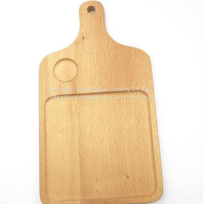 Natural Acacia Wood Cutting Board Wooden Chopping Board for Bread Fruit Cheese Vegetable photo-3