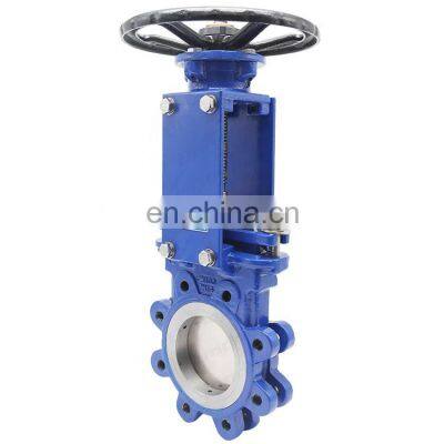 Bundor Lungged Knife Gate Valve jis 10K Actuator Knife Gate Valve