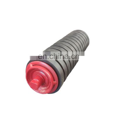 Red Standard Steel conveyor belt rollers for Mining Conveyor