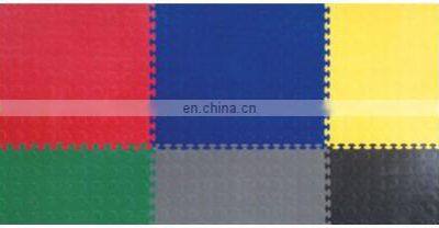 PVC Modular Interlocking Floor Tiles for Workshop Indoor Round Coins Style