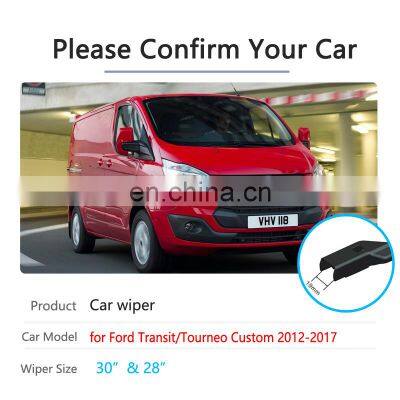 Car Wiper Blades for Ford Transit Tourneo Custom 2012~2017 Front Window Windshield Windscreen Car Accessories 2013 2014 2015