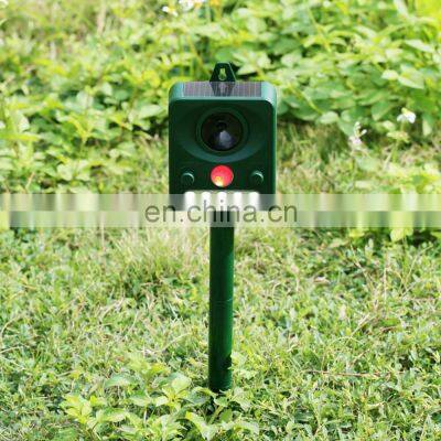 Professional Solar Power Infrared Sensor Animal Cats Dogs And Outdoor Bird Repeller Strong Ultrasonic Wave