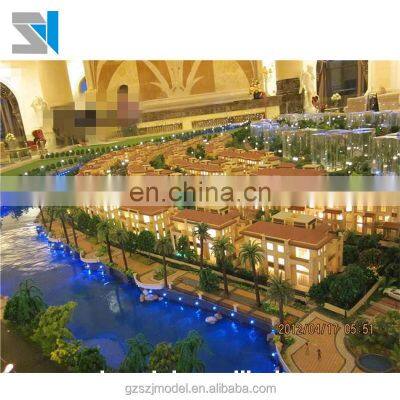 modern styles acrylic miniature building 3d model for real estate & construction