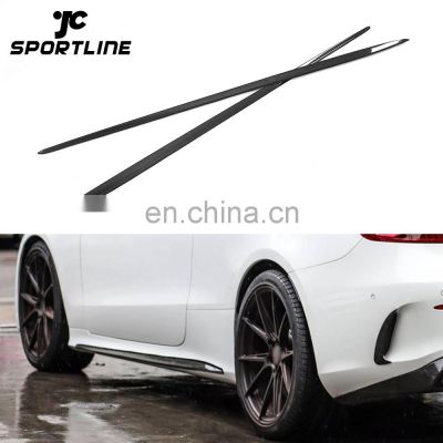 Carbon Fiber C238 Sport Side Skirts Trims for Mercedes Benz E200 E400 E500 Coupe 17-18