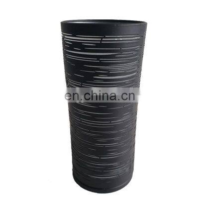 Black laser cutting tall line type bucket LED lantern candler holder