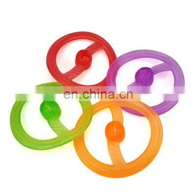 Hot selling throwing toys flying disc interactive outdoor toys accept custom color pet toys